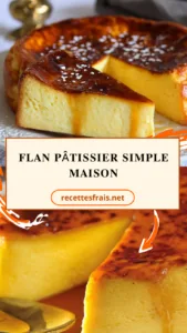 Flan pâtissier simple maison