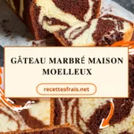 Gâteau marbré maison moelleux