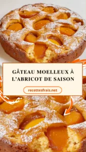 Gâteau moelleux à l’abricot de saison