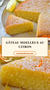 Gâteau moelleux au citron