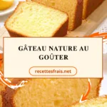 Gâteau nature au goûter