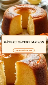 Gâteau nature maison