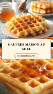 Gaufres maison au miel