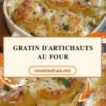 Gratin d'artichauts au four