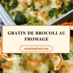 Gratin de brocoli au fromage
