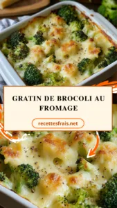 Gratin de brocoli au fromage