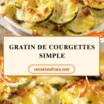 Gratin de courgettes simple