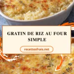 Gratin de riz au four simple