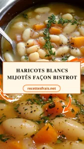 Haricots blancs mijotés façon bistrot