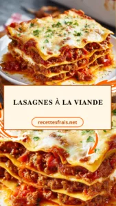 Lasagnes à la viande