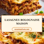 Lasagnes bolognaise maison