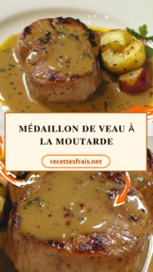 Médaillon de veau à la moutarde