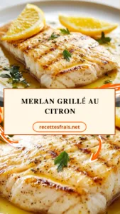 Merlan grillé au citron