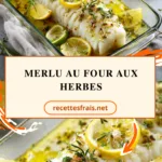 Merlu au four aux herbes