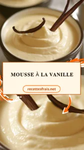 Mousse à la vanille