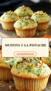 Muffins à la pistache