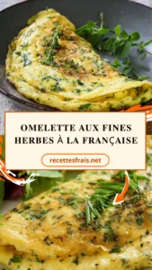 Omelette aux fines herbes à la française