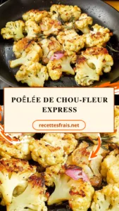 Poêlée de chou-fleur express