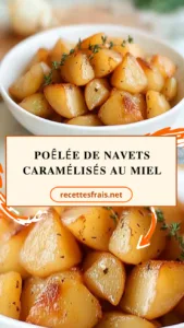 Poêlée de navets caramélisés au miel