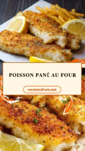 Poisson pané au four