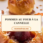 Pommes au four à la cannelle