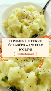 Pommes de terre écrasées à l’huile d’olive