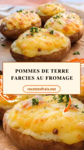 Pommes de terre farcies au fromage