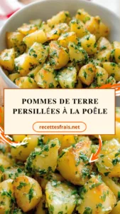 Pommes de terre persillées à la poêle