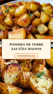 Pommes de terre sautées maison