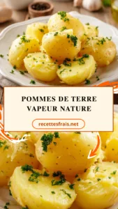 Pommes de terre vapeur nature