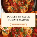 Poulet en sauce tomate maison
