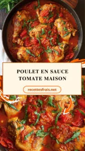 Poulet en sauce tomate maison