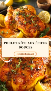 Poulet rôti aux épices douces