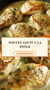 Poulet sauté à la poêle
