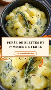 Purée de blettes et pommes de terre