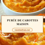 Purée de carottes maison