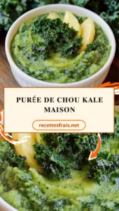 Purée de chou kale maison