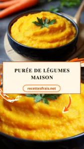 Purée de légumes maison