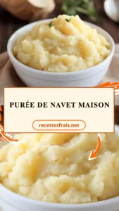 Purée de navet maison