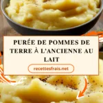 Purée de pommes de terre à l’ancienne au lait