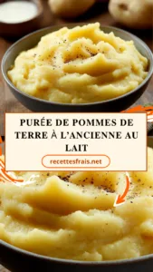 Purée de pommes de terre à l’ancienne au lait