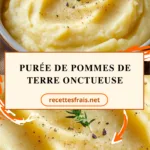 Purée de pommes de terre onctueuse