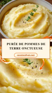 Purée de pommes de terre onctueuse