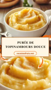 Purée de topinambours douce