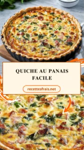 Quiche au panais facile