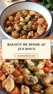 Ragoût de dinde au jus doux
