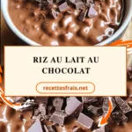 Riz au lait au chocolat