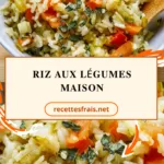 Riz aux légumes maison