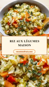 Riz aux légumes maison
