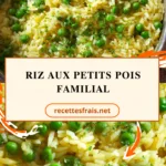 Riz aux petits pois familial